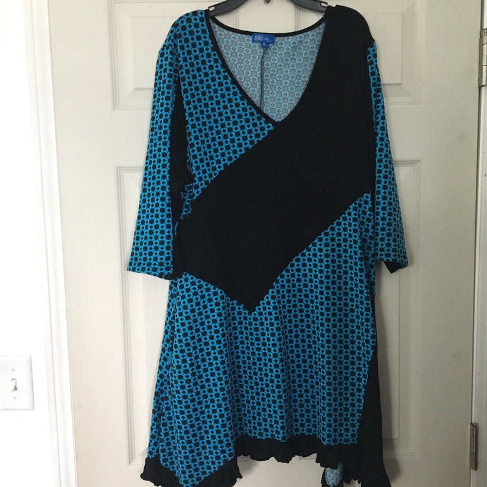 Aster by Firmiana fun quirky playful dress XL